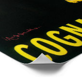 Cognac Pellisson Promotional Poster Frankrijk (Hoek)