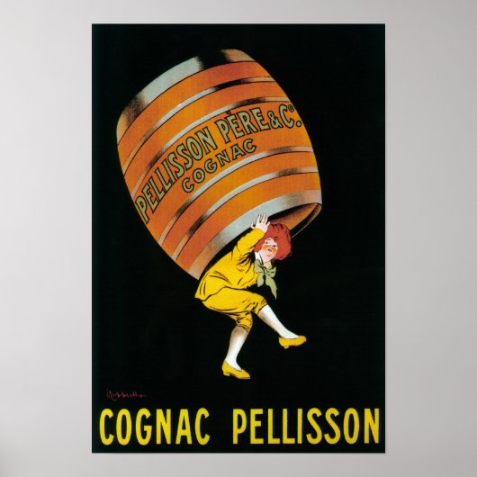 Cognac Pellisson Promotional Poster Frankrijk (Voorkant)