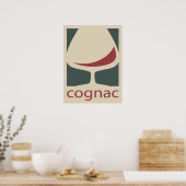 Cognac-Poster Poster (Keuken)