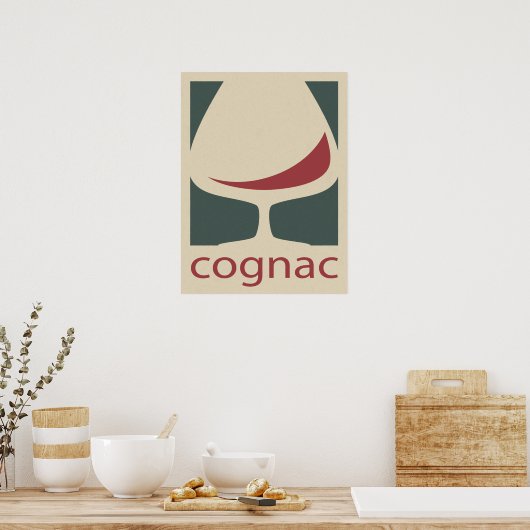 Cognac-Poster Poster (Keuken)