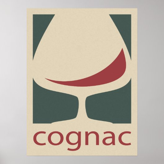 Cognac-Poster Poster (Voorkant)