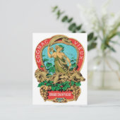 Cognac Vieux Grande Champagne  label Art Briefkaart (Staand voorkant)