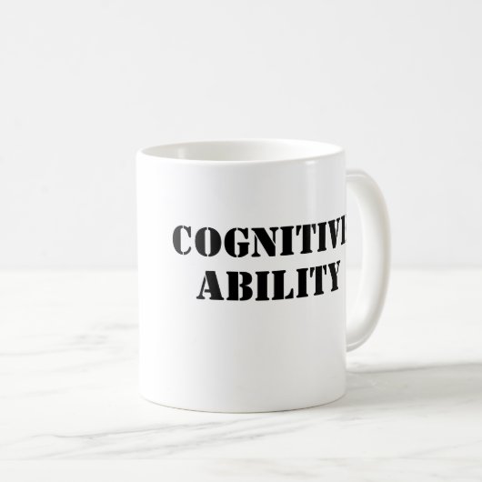 Cognitief vermogen koffiemok (Voorkant rechts)