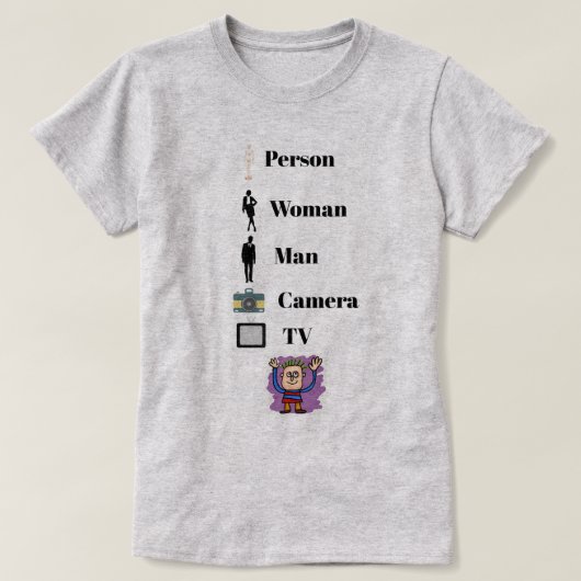 Cognitieve test T-shirt (Design voorkant)