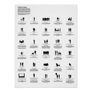Cognitieve vooroordelen perfect poster