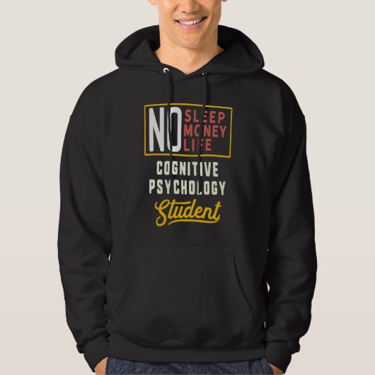 Cognitive Psychology Major Studen Graduation Hoodie (Voorkant)