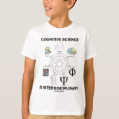 Cognitive Science is interdisciplinair T-shirt (Voorkant)