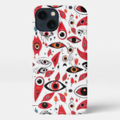 Cognouza Eyes of Nine Phone Case iPhone Hoesje (Achterkant)