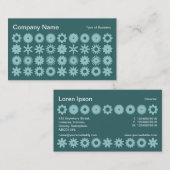 Cogs - Grijze groene handen Visitekaartje (Voorkant / Achterkant)