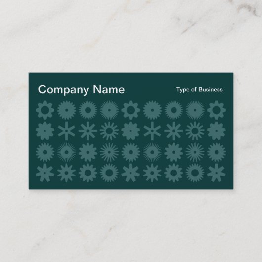 Cogs - Shades of Green 03 Visitekaartje (Voorkant)