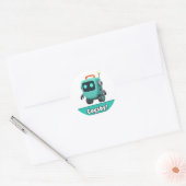 Cogsby Robot Sticker - Mooie Doorzichtige (Envelop)