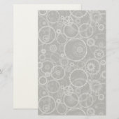 Cogwielpatroon Briefpapier (Voorkant / Achterkant)