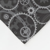 Cogwielpatroon Fleece Deken (Hoek)