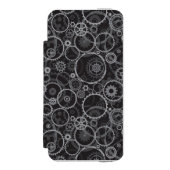 Cogwielpatroon Incipio iPhone Portemonnee Hoesje (Voorkant Agenda)