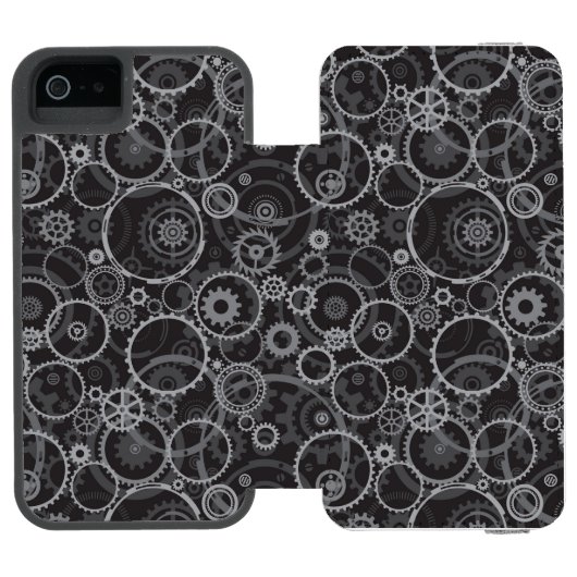 Cogwielpatroon Incipio iPhone Portemonnee Hoesje (Agenda Open)