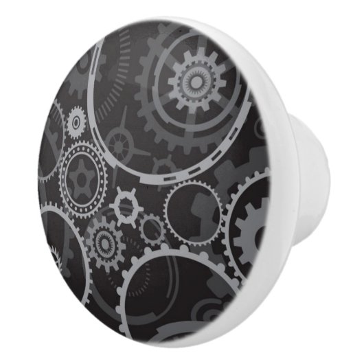 Cogwielpatroon Keramische Knop (Rechts)