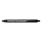 Cogwielpatroon Zwarte Inkt Pen (Achterkant)