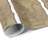 CogzillA "Waarschuwing!" Cadeaupapier (Rol Hoek)