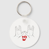 Cohanim (Kohan) Handen met SHIN Sleutelhanger (Voorkant)