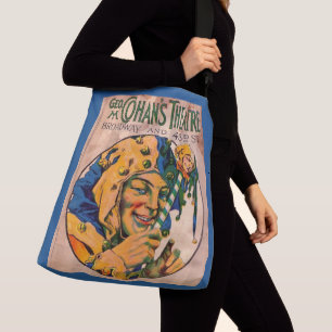 Cohan's theaterafdekplaatje van 1920 crossbody tas
