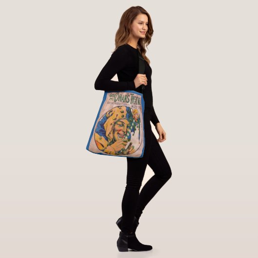 Cohan's theaterafdekplaatje van 1920 crossbody tas (Op model)