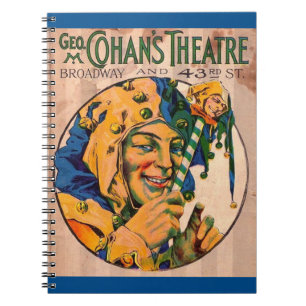 Cohan's theaterafdekplaatje van 1920 notitieboek