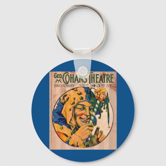 Cohan's theaterafdekplaatje van 1920 sleutelhanger (Voorkant)