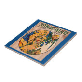 Cohan's theaterafdekplaatje van 1920 tegeltje (Zijkant)
