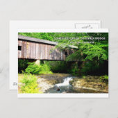 COHEELEE CREEK DEED BRIDGE - HILTON, GA BRIEFKAART (Voorkant / Achterkant)