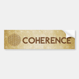 “Coherentie” Flower of Life Bumpersticker