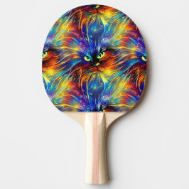 Cohesieve Abstract Prachtige Kat Spatten Naadloos  Tafeltennisbatje