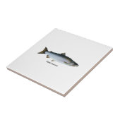 Coho Salmon Logo (titel) Tegeltje (Zijkant)