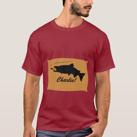 Coho Salmon Name  T-shirt (Voorkant)
