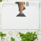 Coho - Silver Salmon (paaifase) Theedoek (Gevouwen)