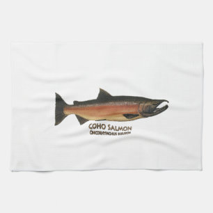 Coho - Silver Salmon (paaifase) Theedoek