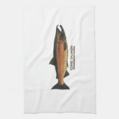 Coho - Silver Salmon (paaifase) Theedoek (Verticaal)