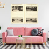 Cohoes Albany, NY Canvas Afdruk (Insitu (Woonkamer))