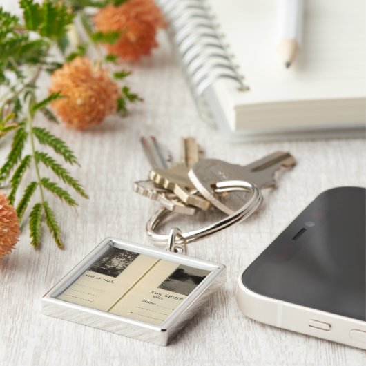 Cohoes Albany, NY Sleutelhanger (Zijkant)