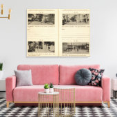 Cohoes, NY Canvas Afdruk (Insitu (Woonkamer))