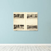 Cohoes, NY Canvas Afdruk (Insitu (Houten vloer))