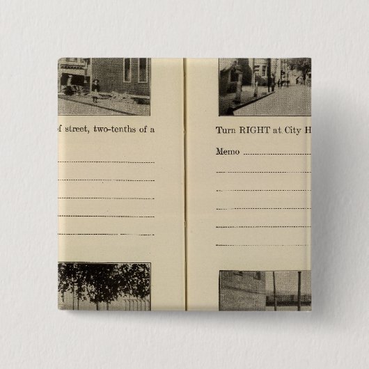 Cohoes, NY Vierkante Button 5,1 Cm (Voorkant)