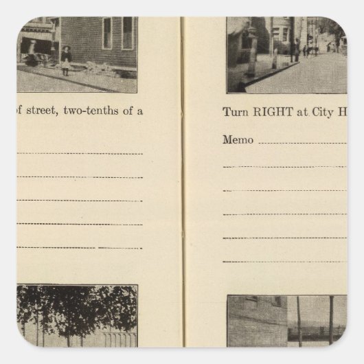 Cohoes, NY Vierkante Sticker (Voorkant)