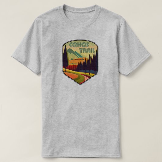 Cohos Trail New Hampshire Colors T-shirt (Design voorkant)