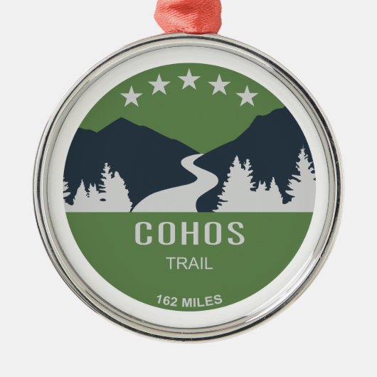 Cohos Trail New Hampshire Metalen Ornament (Voorkant)