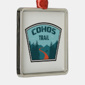 Cohos Trail New Hampshire Metalen Ornament (Rechts)