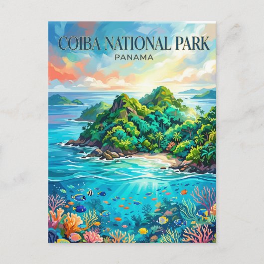 Coiba Nationaal Park Panama Briefkaart (Voorkant)