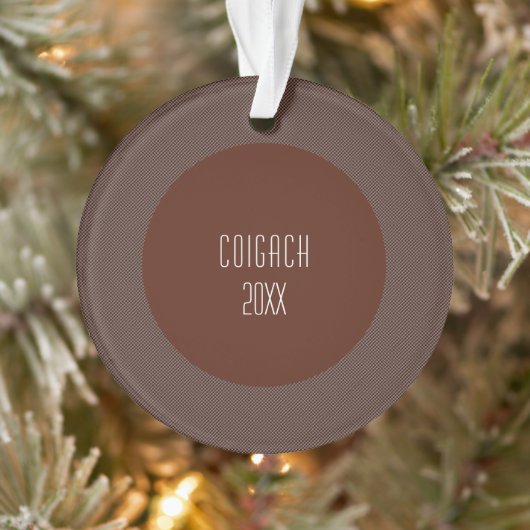 Coigach Tweed Pistool Club Check Ornament (Boom)