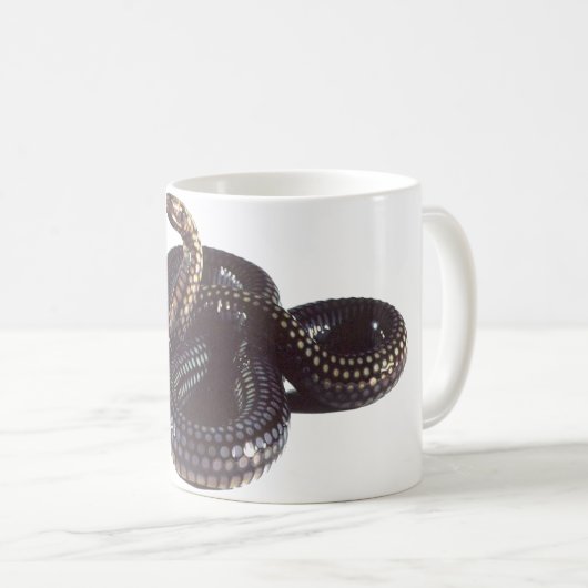 Coiled and Ready to Strike Snake Koffiemok (Voorkant rechts)