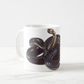 Coiled and Ready to Strike Snake Koffiemok (Voorkant links)
