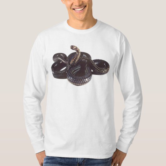 Coiled and Ready to Strike Snake T-shirt (Voorkant)